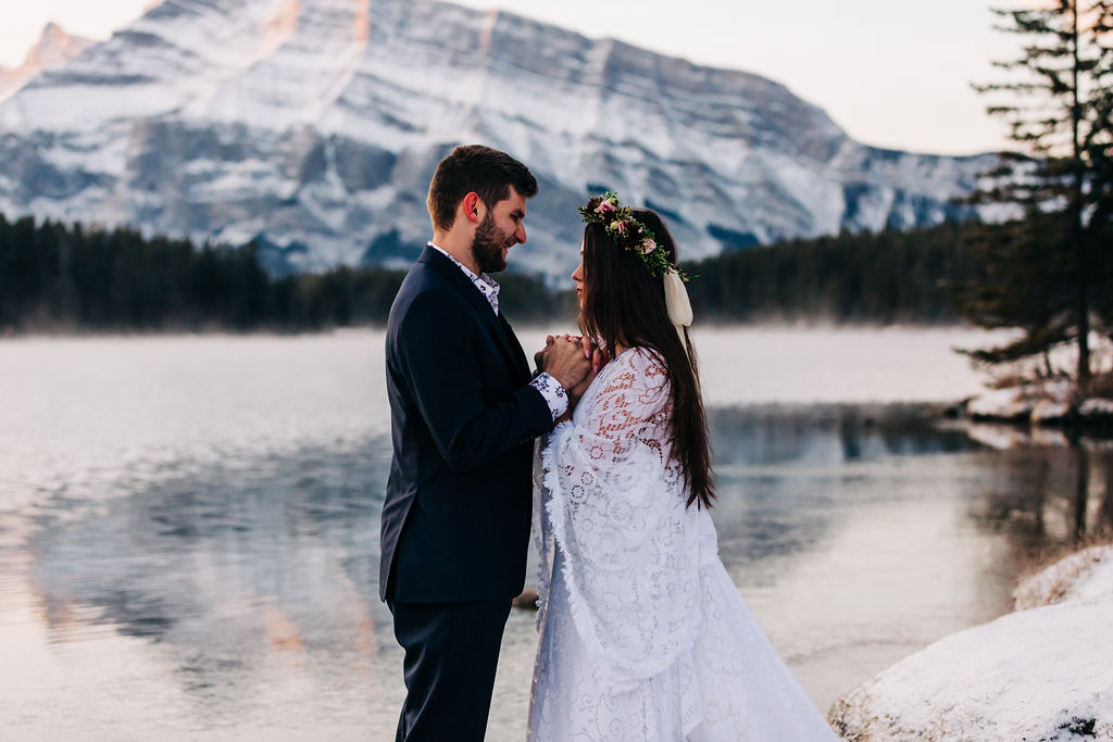 An Intimate Two Jack Lake Elopement